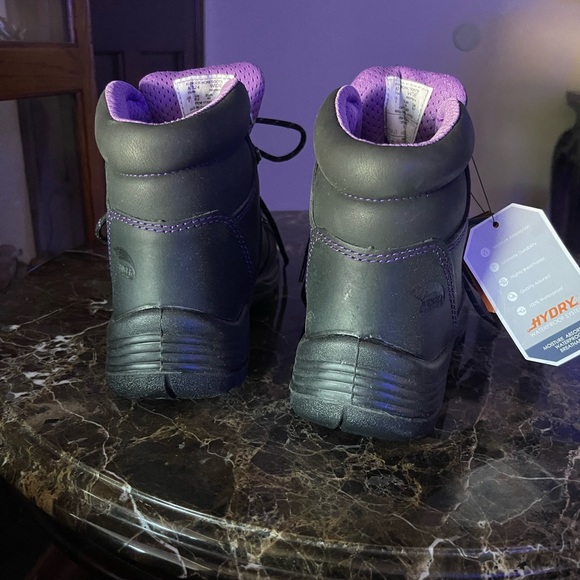 Avenger Steel Tote Boots ~ Purple 8 W - Picture 8 of 16